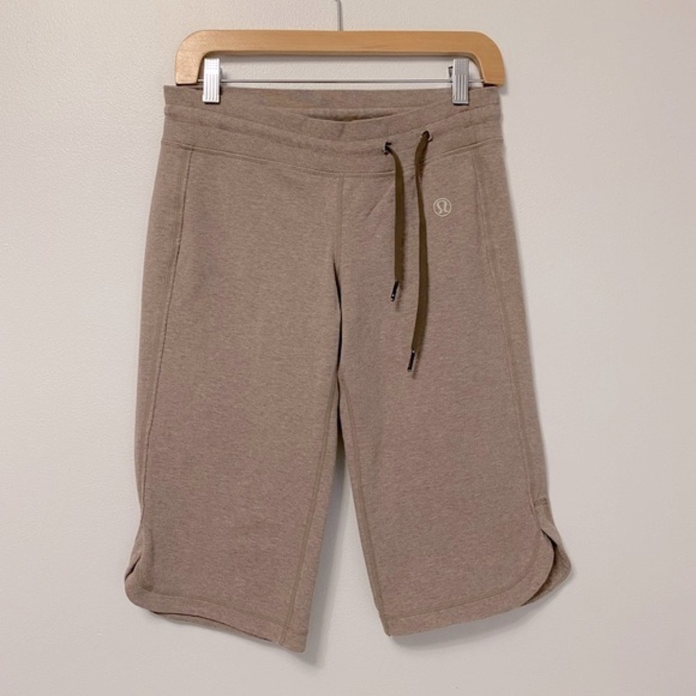 vintage lululemon cotton asymmetrical scuba capri